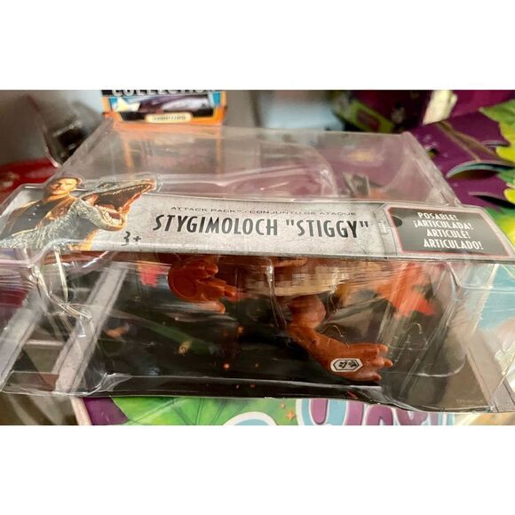 Jurassic World Fallen Kingdom Attack Pack Stygimoloch Dinosaur FVJ90 New - Picture 2 of 7